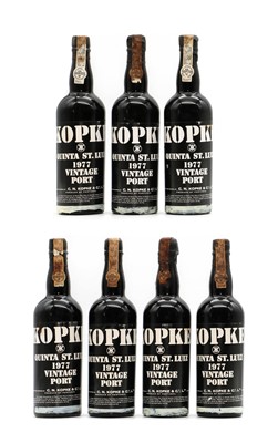 Lot 270 - Kopke, Quinta St. Luiz, Vintage Port, 1977 (7, boxed)