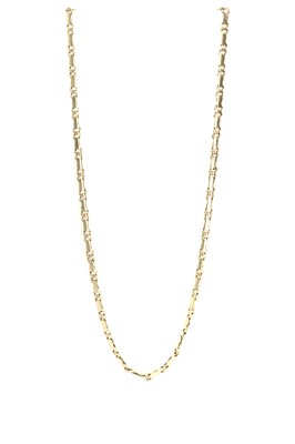 Lot 1314 - A gold chain