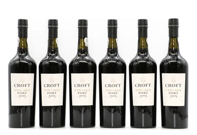 Lot 254 - Croft, Vintage Port, 2003 (6, OWC)