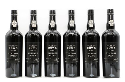 Lot 259 - Dows, Vintage Port, 2000 (6 in 12 OWC)