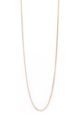 Lot 1139 - A 9ct gold curb link chain, by UnoAErre