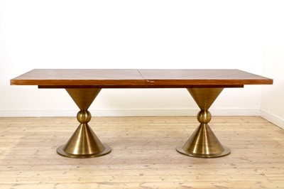 Lot 493 - A Jonathan Adler 'Caracas' extending dining table