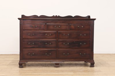Lot 541 - A George III mahogany mule chest