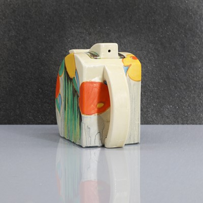 Lot 164 - A Clarice Cliff 'Delicia Citrus' pattern Stamford teapot