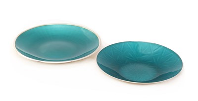 Lot 107 - A Norwegian enamelled silver bowl