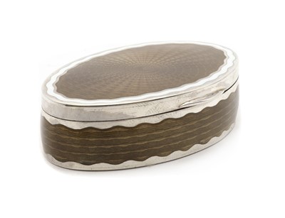 Lot 74 - An Austrian silver pill box