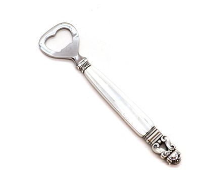 Lot 15 - A Georg Jensen silver bottle opener