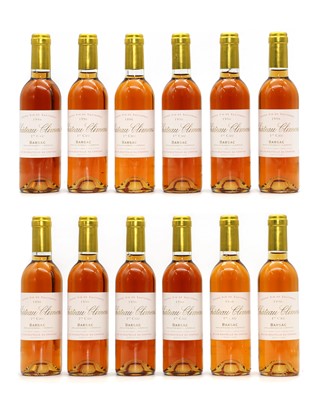 Lot 243 - Chateau Climens, Barsac, 1996 (12 half bottles)