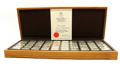Lot 30A - A cased set of silver ingots