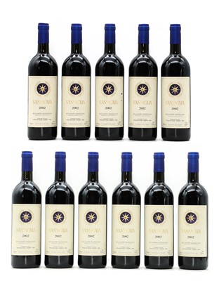 Lot 239 - Tenuta San Guido, Bolgheri, Sassicaia 2002, (11, OWC)