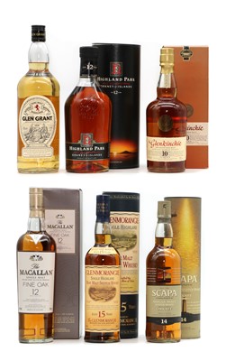Lot 305 - A collection of Scotch Malt Whiskies (6 various bottles)