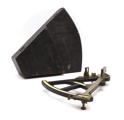 Lot 429 - An ebony and ivory octant