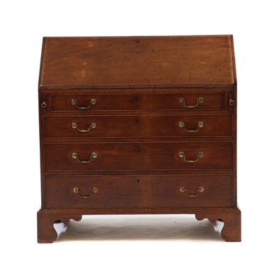 Lot 529 - A George III mahogany bureau