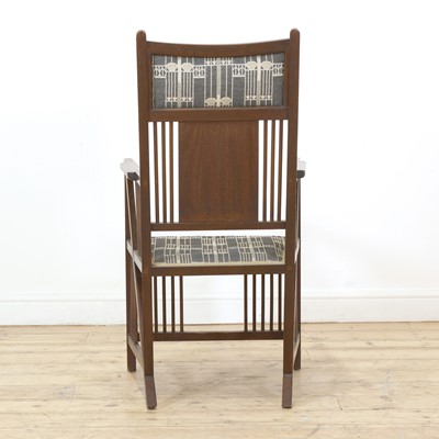 Lot 63 - An Arts and Crafts mahogany armchair