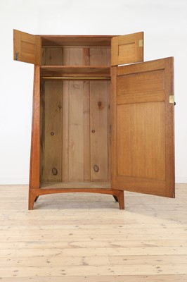 Lot 55 - A Heal & Son oak wardrobe