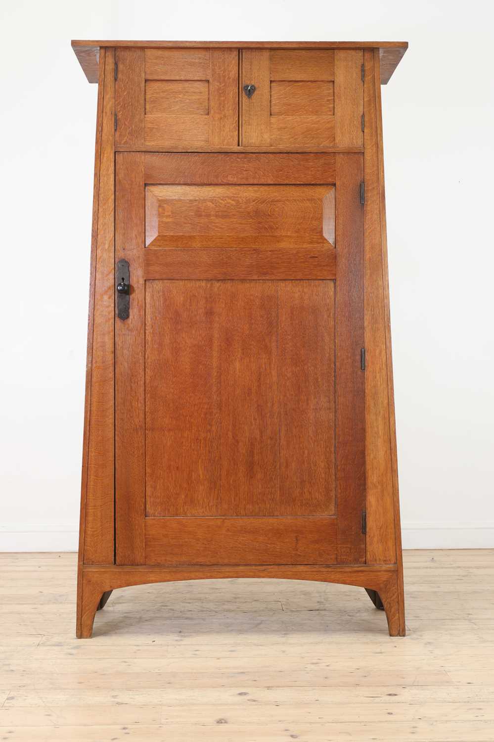 Lot 55 - A Heal & Son oak wardrobe