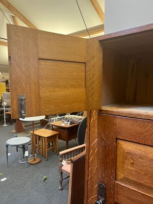 Lot 55 - A Heal & Son oak wardrobe