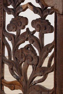 Lot 238 - A large elm altar table