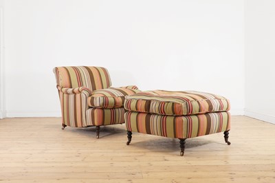 Lot 257 - An upholstered armchair attributed to George Smith