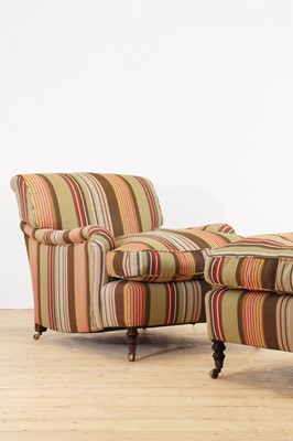 Lot 257 - An upholstered armchair attributed to George Smith