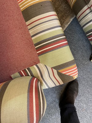 Lot 257 - An upholstered armchair attributed to George Smith