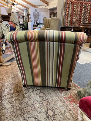Lot 257 - An upholstered armchair attributed to George Smith