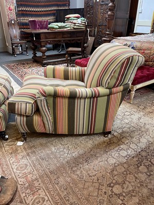 Lot 257 - An upholstered armchair attributed to George Smith