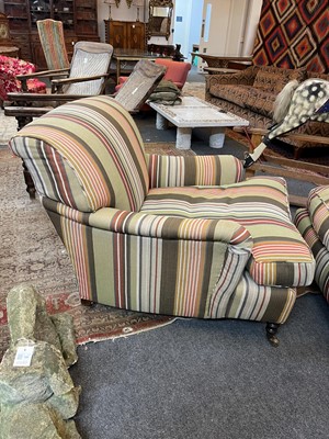 Lot 257 - An upholstered armchair attributed to George Smith