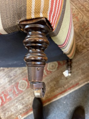 Lot 257 - An upholstered armchair attributed to George Smith