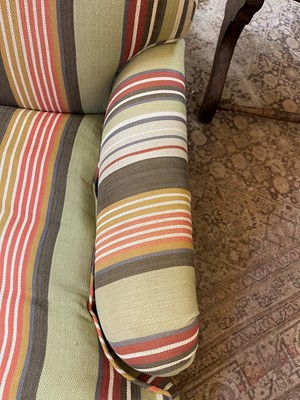 Lot 257 - An upholstered armchair attributed to George Smith