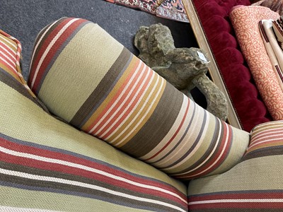 Lot 257 - An upholstered armchair attributed to George Smith