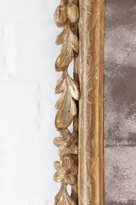 Lot 251 - A George II gilt gesso pier mirror