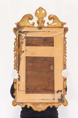 Lot 251 - A George II gilt gesso pier mirror