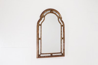 Lot 265 - A Queen Anne-style gilt gesso pier glass