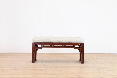 Lot 533 - A northern elm low table or bench