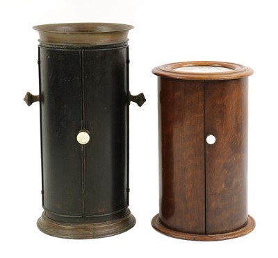 Lot 475 - A Victorian cylindrical pot cupboard