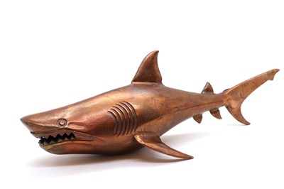 Lot 399 - A copper wall sculpture