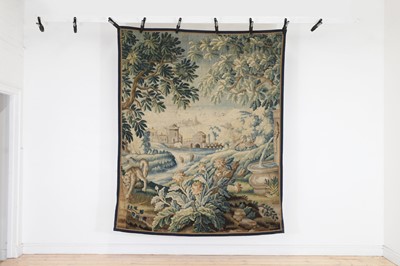 Lot 473 - A verdure tapestry fragment