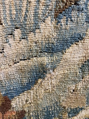 Lot 473 - A verdure tapestry fragment