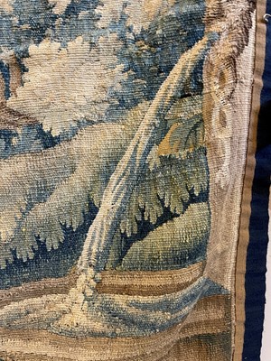 Lot 473 - A verdure tapestry fragment