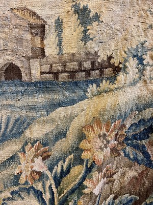 Lot 473 - A verdure tapestry fragment