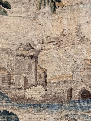 Lot 473 - A verdure tapestry fragment