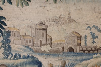 Lot 473 - A verdure tapestry fragment