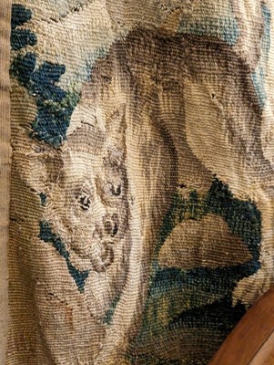 Lot 473 - A verdure tapestry fragment
