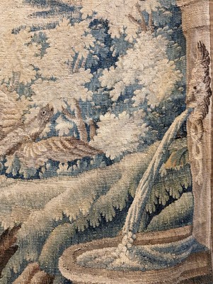Lot 473 - A verdure tapestry fragment