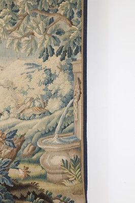Lot 473 - A verdure tapestry fragment