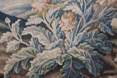 Lot 473 - A verdure tapestry fragment