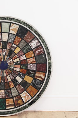 Lot 92 - A grand tour specimen marble centre table
