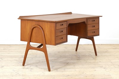 Lot 390 - A Danish teak 'Model SH 180' desk