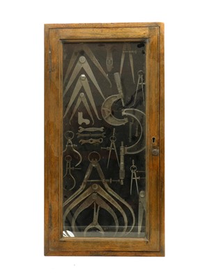 Lot 215 - A cased collection of engineering tools